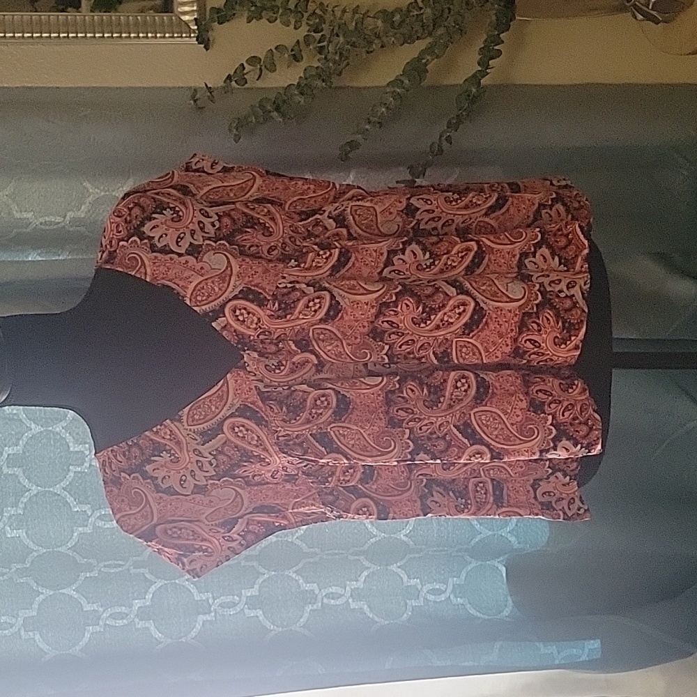 Express paisley crop top - sz large